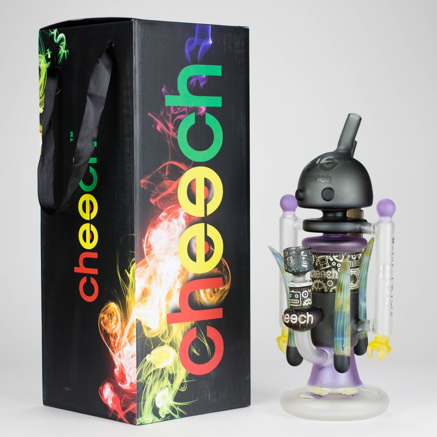 Cheech | 12″ AI Bubble Bot Deluxe  bong – CHE‑30x