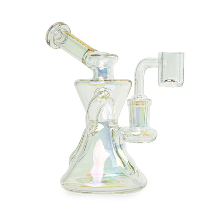 Red Eye Tek® | 6" Tall Metallic Terminator Finish Gamma Concentrate Recycler