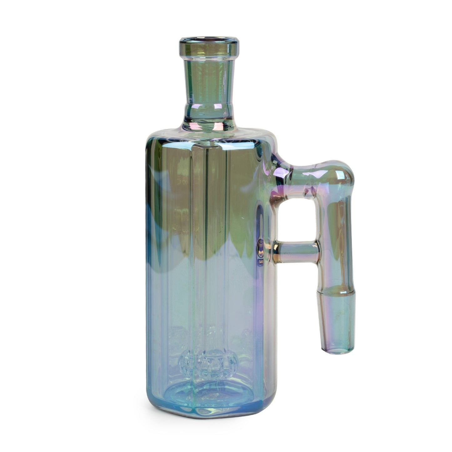 Red Eye Tek® | Metallic Terminator Finish 14mm 90 Degree Hex Tube Ash Catcher W/UFO Perc