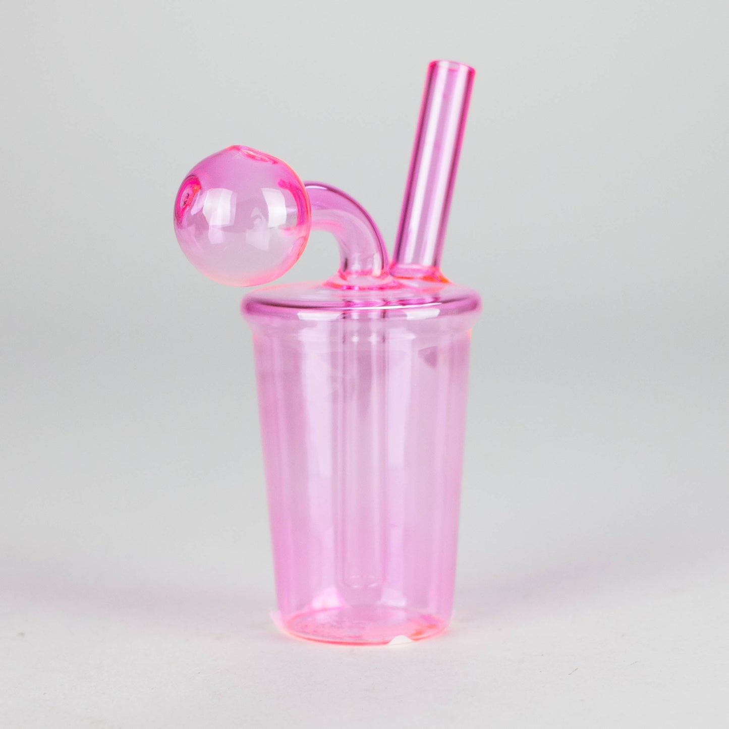 5" Coffee Cup Oil Bong – Neon Galactic Glow Design [PIP668]