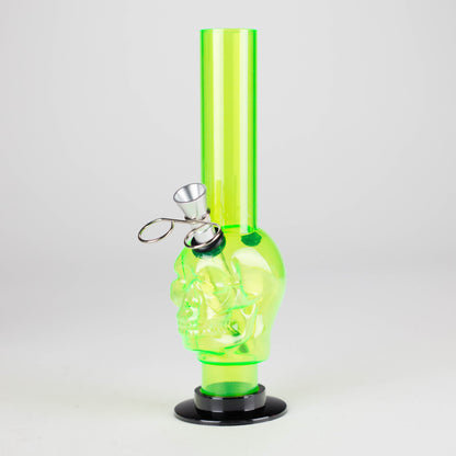 Acrylic 8" Skull Shape Water Pipe – [PIP2847]