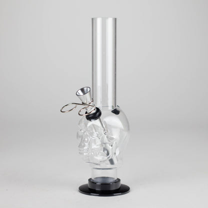 Acrylic 8" Skull Shape Water Pipe – [PIP2847]