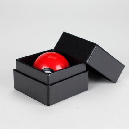 Character Grinder – 3-Part Herb and Tobacco Grinder | 53mm Red Ball Design