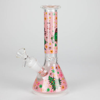10-in-1 Smoke Set Complete Smoking Kit with 8" Glass Bong-MJ/420