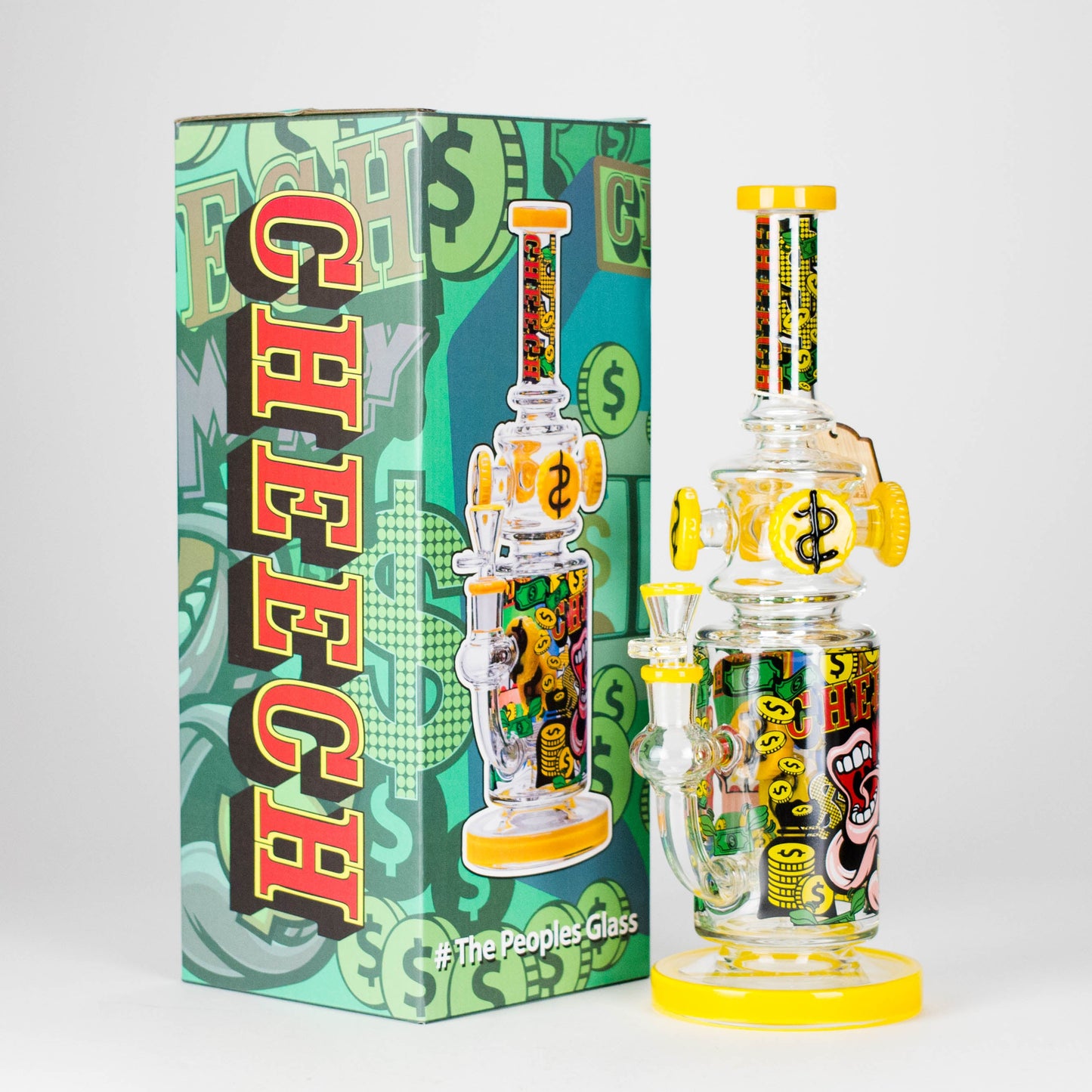 Cheech Glass | 13" Casino Money Waterpipe – CHE-369