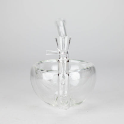 Clear Katora Water Pipe – Unique Bowl-Style Design with 14mm Joint