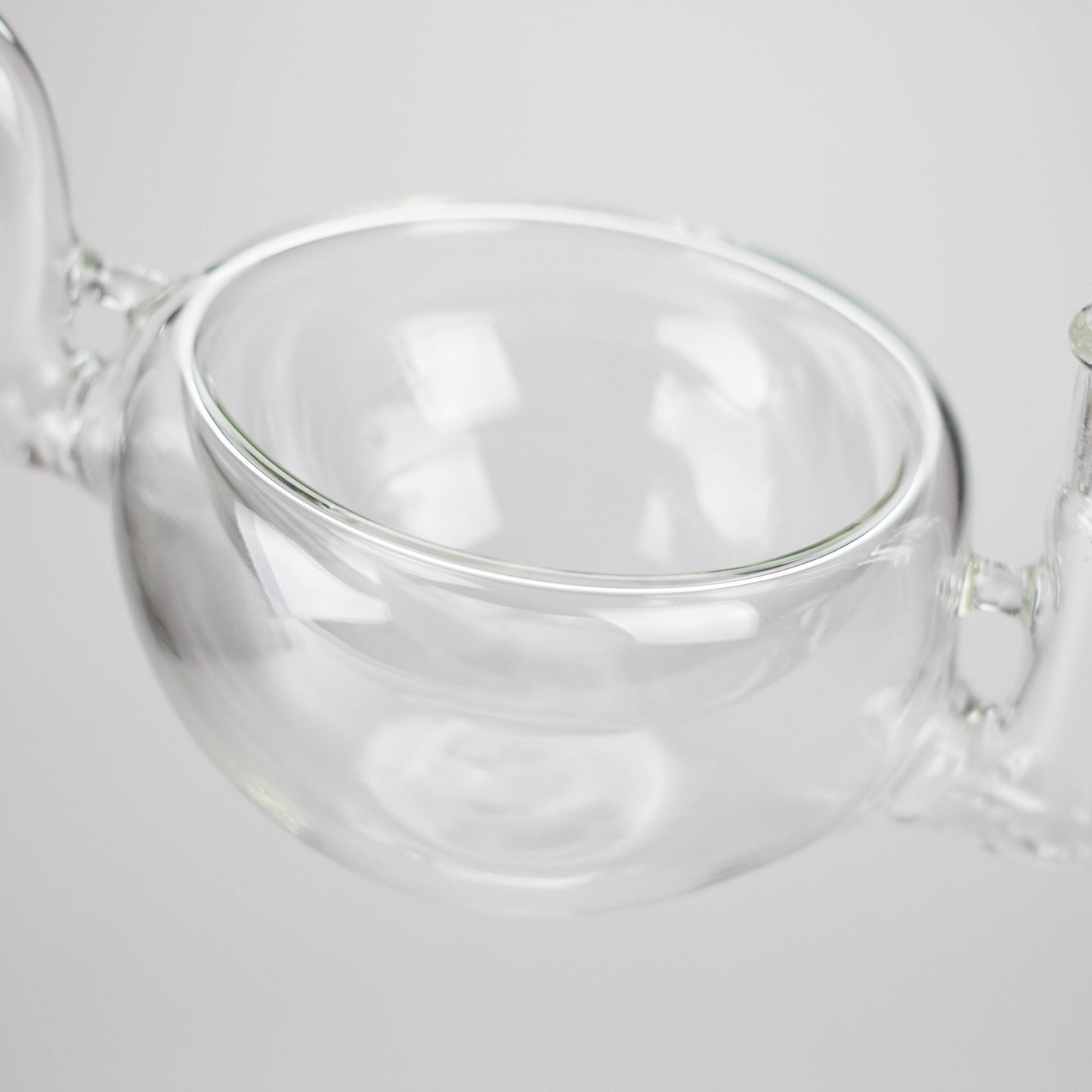Clear Katora Water Pipe – Unique Bowl-Style Design with 14mm Joint