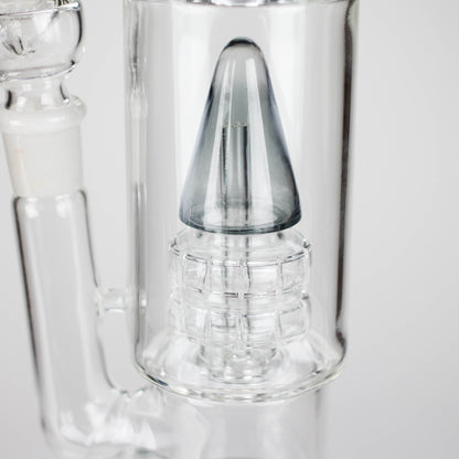 13" Sawar T Glass Water Pipe – Precision Filtration with Sleek Design