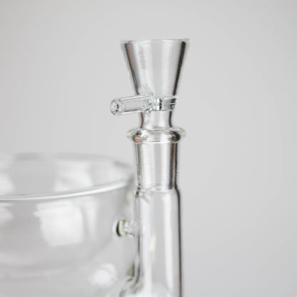 Clear Katora Water Pipe – Unique Bowl-Style Design with 14mm Joint