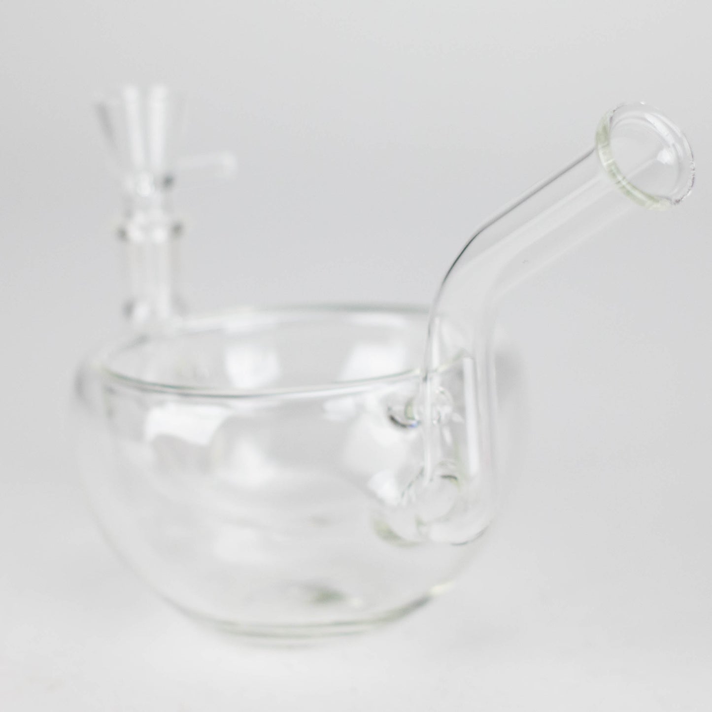 Clear Katora Water Pipe – Unique Bowl-Style Design with 14mm Joint
