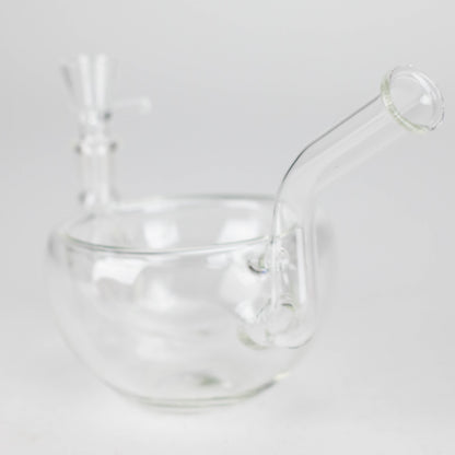 Clear Katora Water Pipe – Unique Bowl-Style Design with 14mm Joint