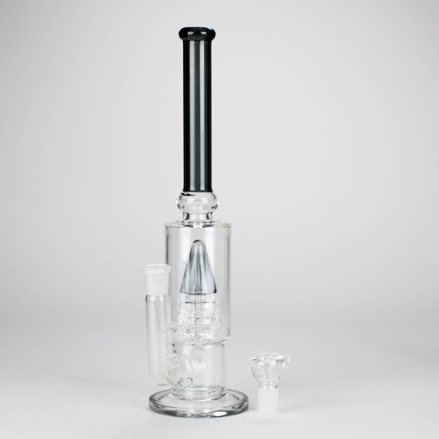 13" Sawar T Glass Water Pipe – Precision Filtration with Sleek Design