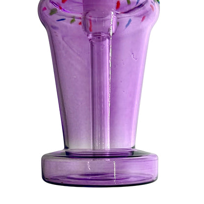 5-3/4" Milkshake Design Glass Bong