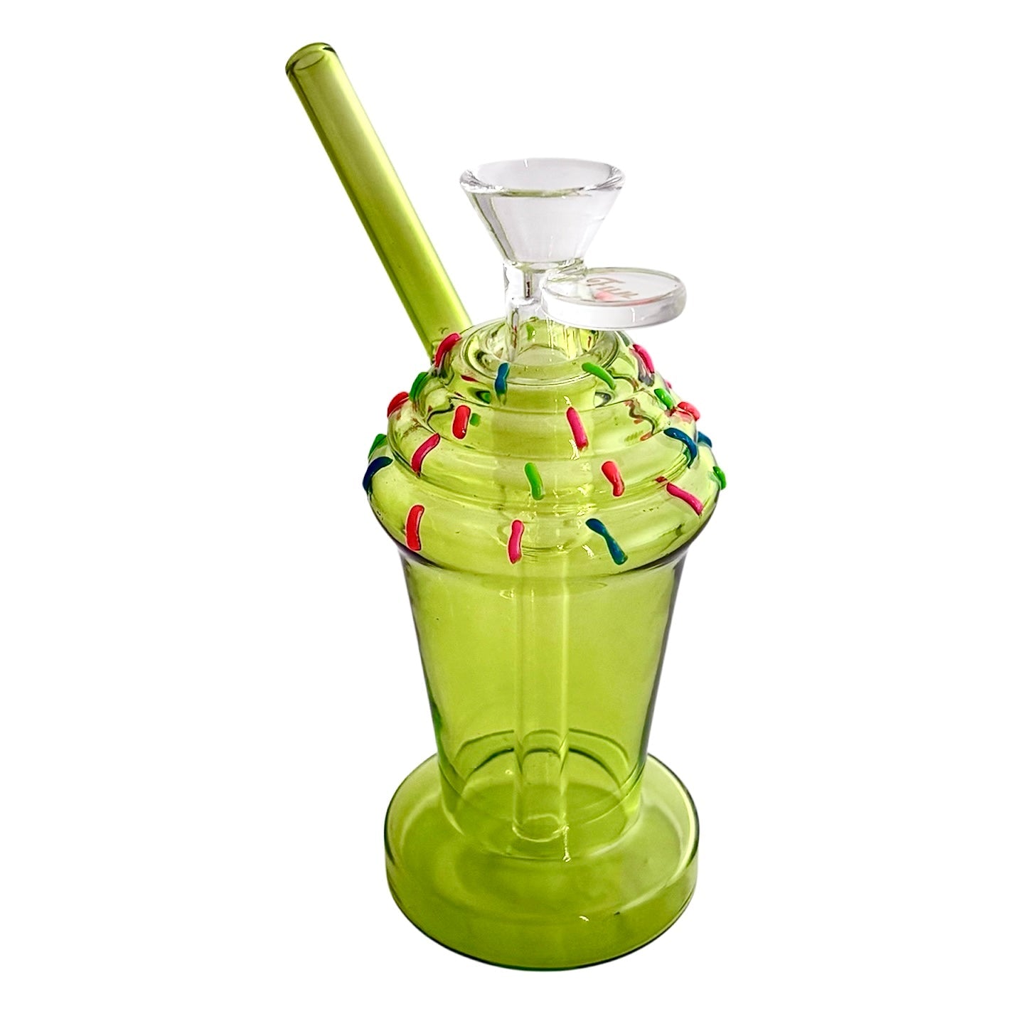 5-3/4" Milkshake Design Glass Bong