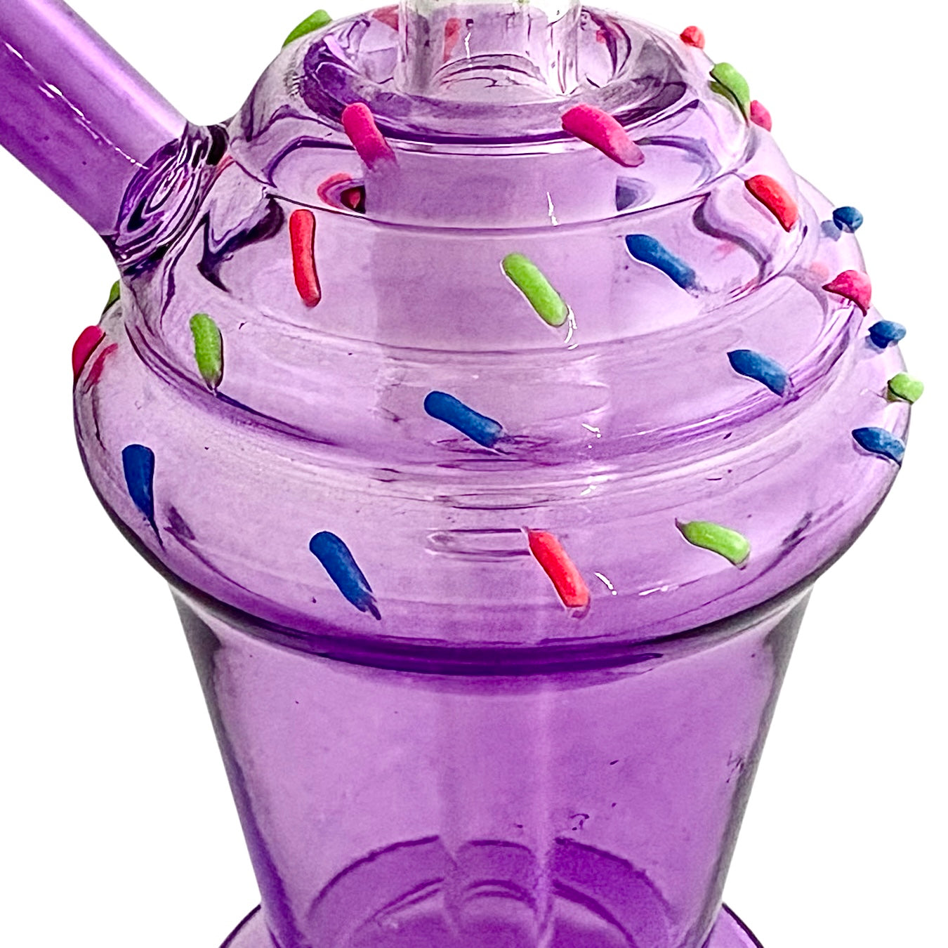 5-3/4" Milkshake Design Glass Bong