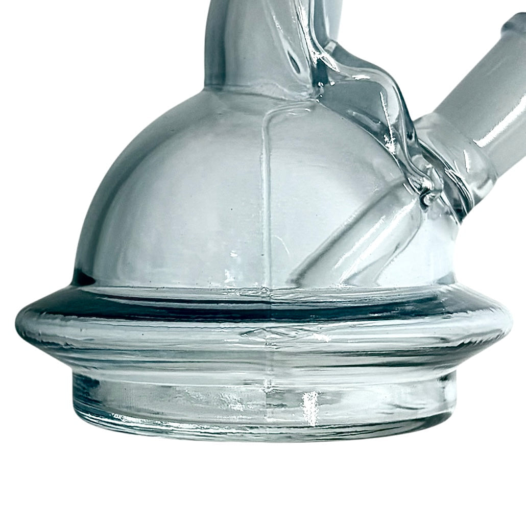 5" Alien Design Glass Bong – Compact & Stemless