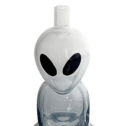 5" Alien Design Glass Bong – Compact & Stemless