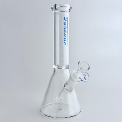 Fortune | 10" Clear Beaker Glass Bong – 5mm Thick