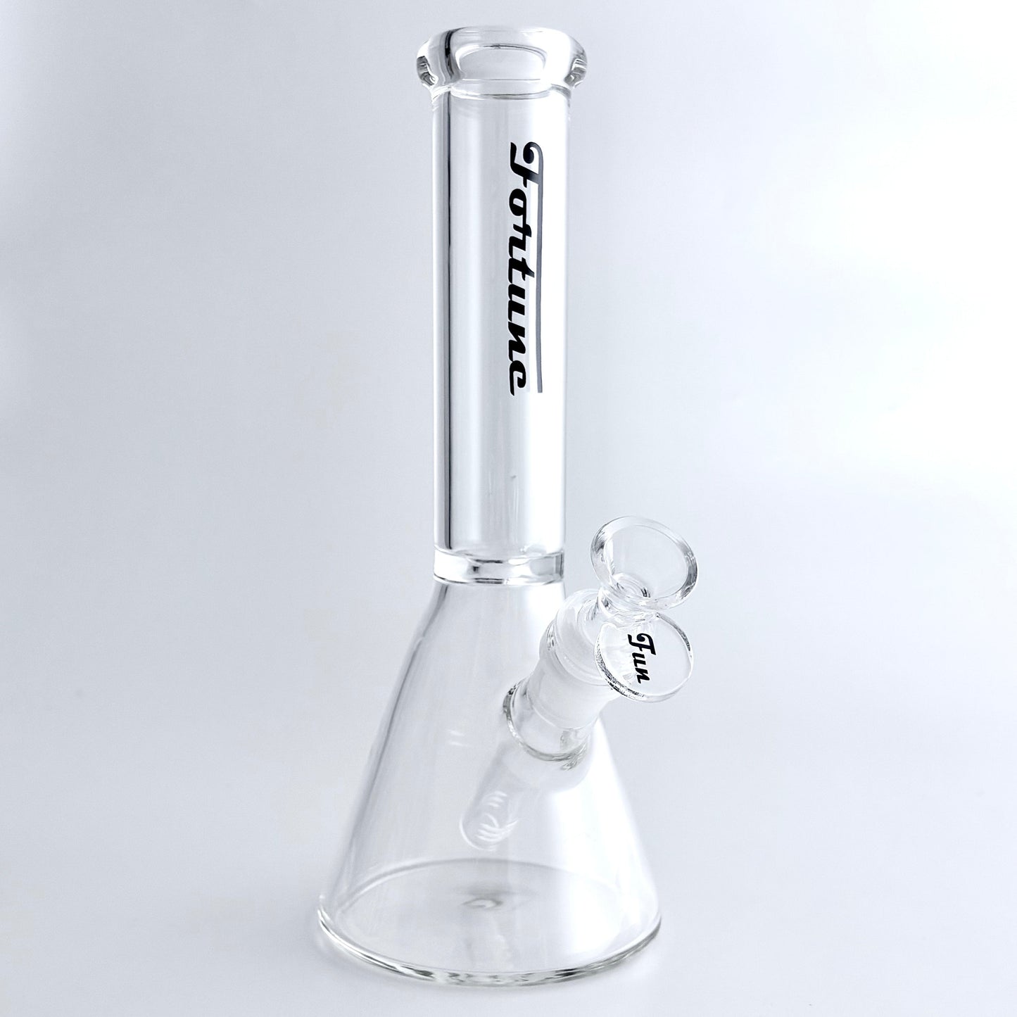 Fortune | 10" Clear Beaker Glass Bong – 5mm Thick