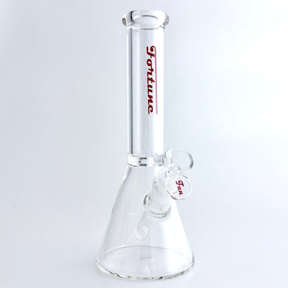 Fortune | 10" Clear Beaker Glass Bong – 5mm Thick