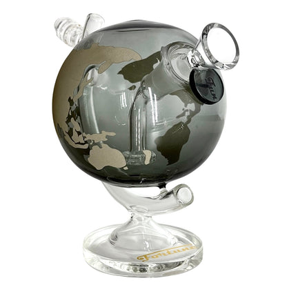 7-1/2" Globe-Shaped Glass Bong