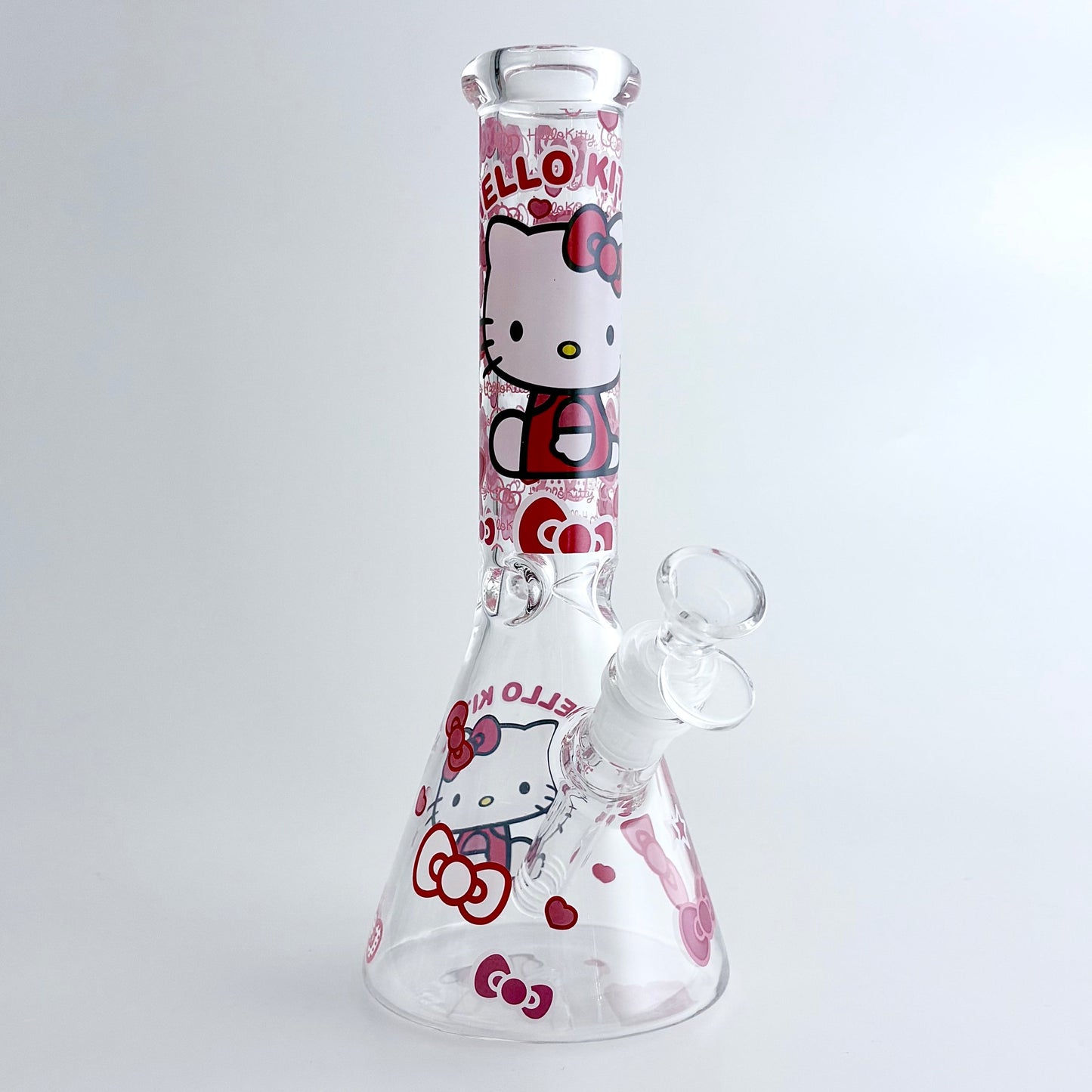 10" 5mm HK Design Glass Beaker Bong