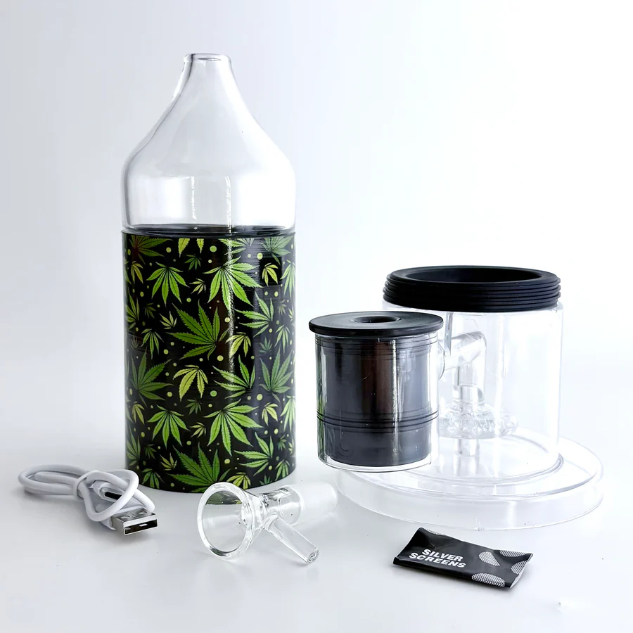Electric Lamp Bong Set-Leaf