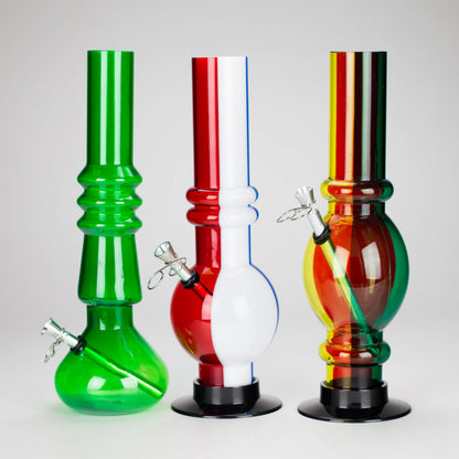 12" acrylic water pipe [FAK11] - Assorted Colors & Shapes