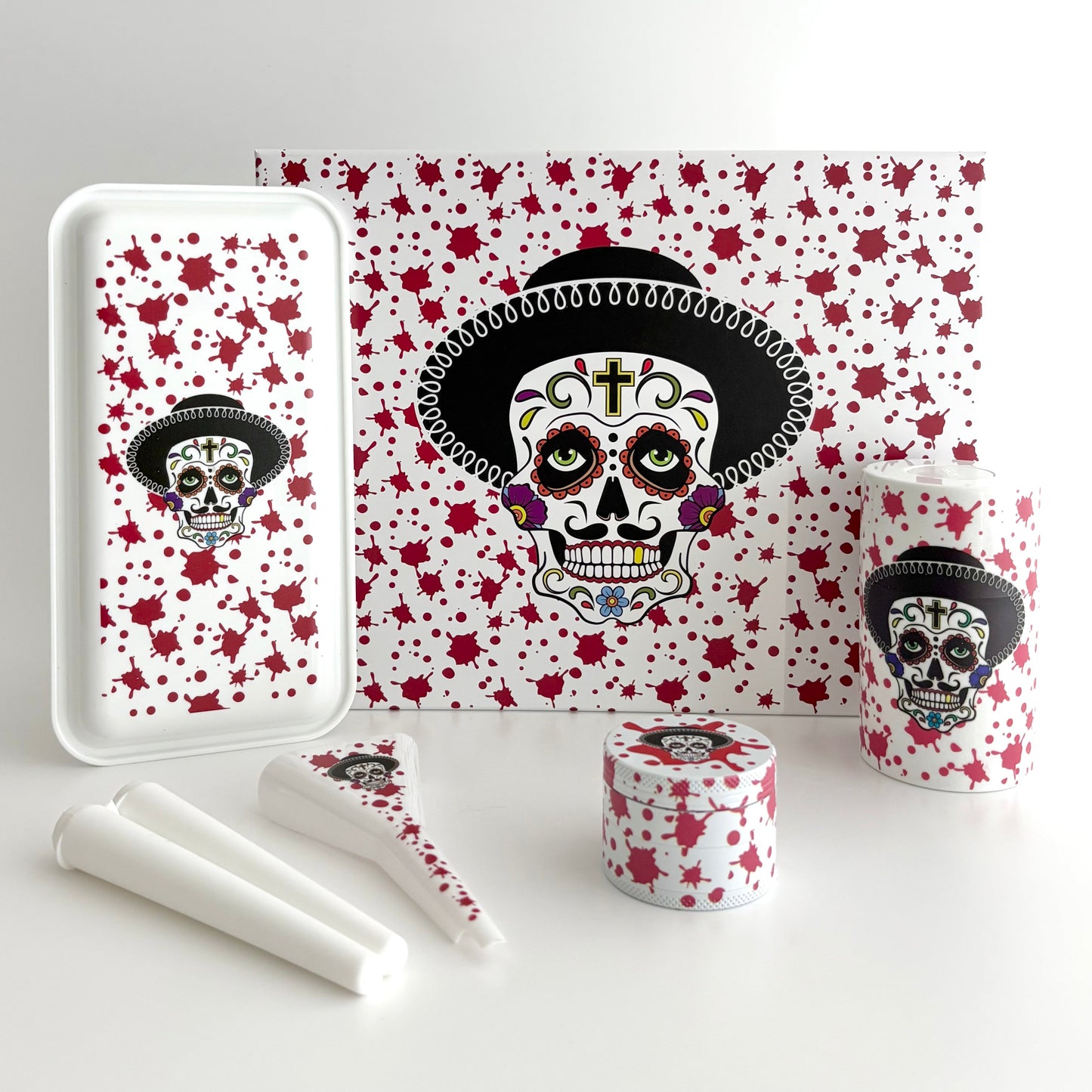Smoking Día de los Muertos Accessory Gift Set
