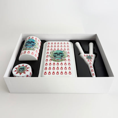 Smoking Skull Accessory Gift Set