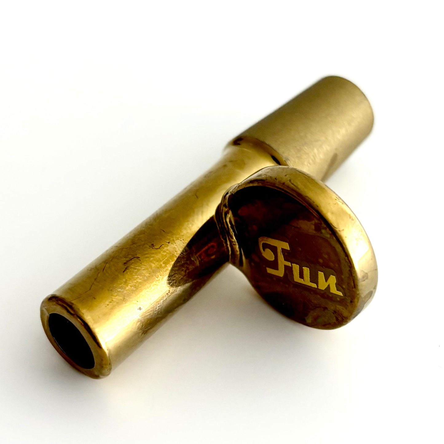 Fortune | Electroplate 14mm Glass Popper Bowl With Gold Logo