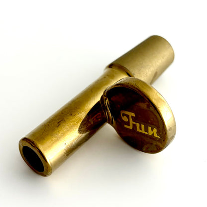 Fortune | Electroplate 14mm Glass Popper Bowl With Gold Logo