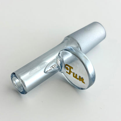 Fortune | Electroplate 14mm Glass Popper Bowl With Gold Logo