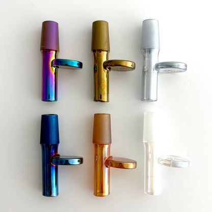 Fortune | Electroplate 14mm Glass Popper Bowl With Gold Logo