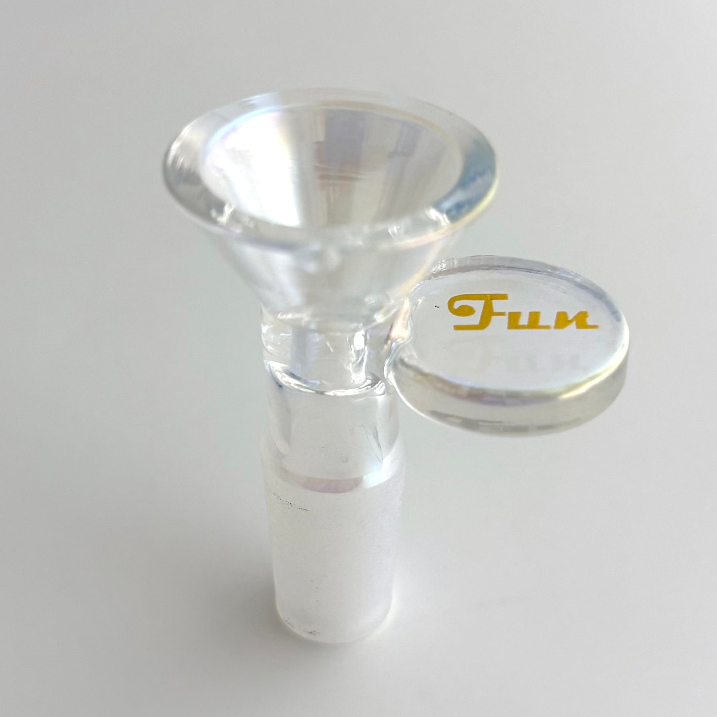 Fortune | Electroplated 14mm Joint Glass Bowl With Gold Logo