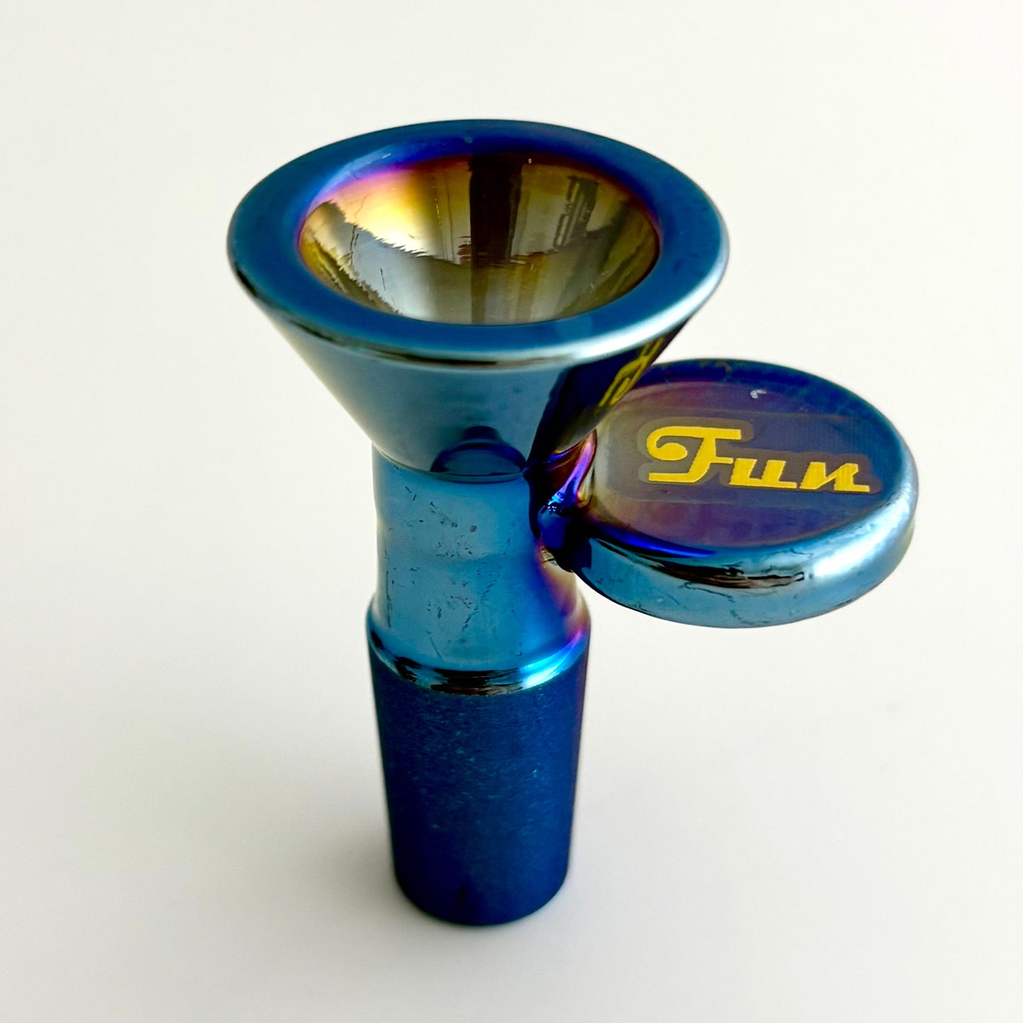 Fortune | Electroplated 14mm Joint Glass Bowl With Gold Logo