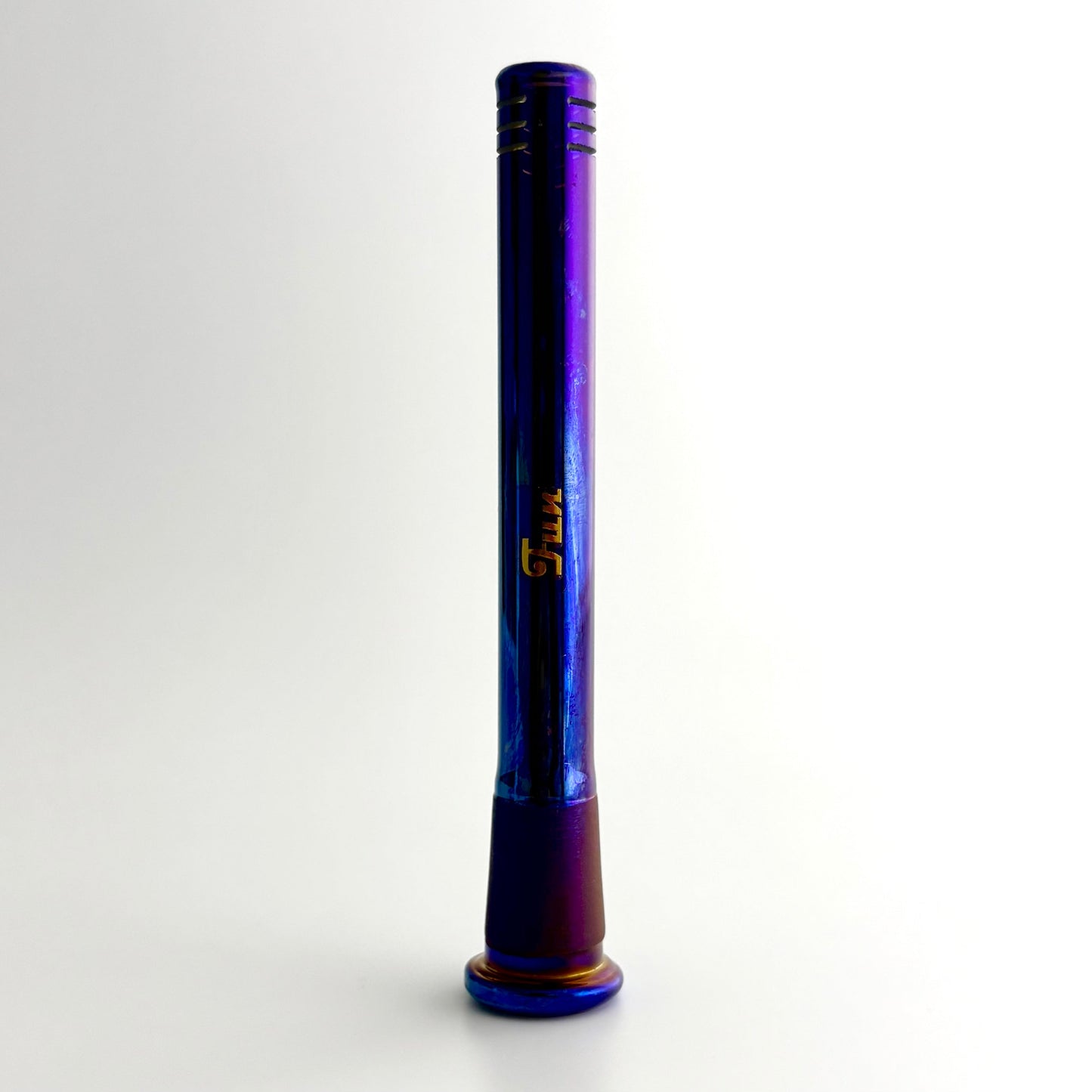 Fortune | Electroplate 5-1/2" Downstem With Gold Logo