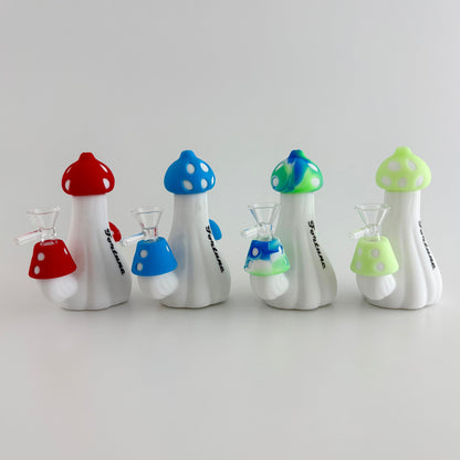 Fortune | 5" Mushroom Silicone Waterpipe