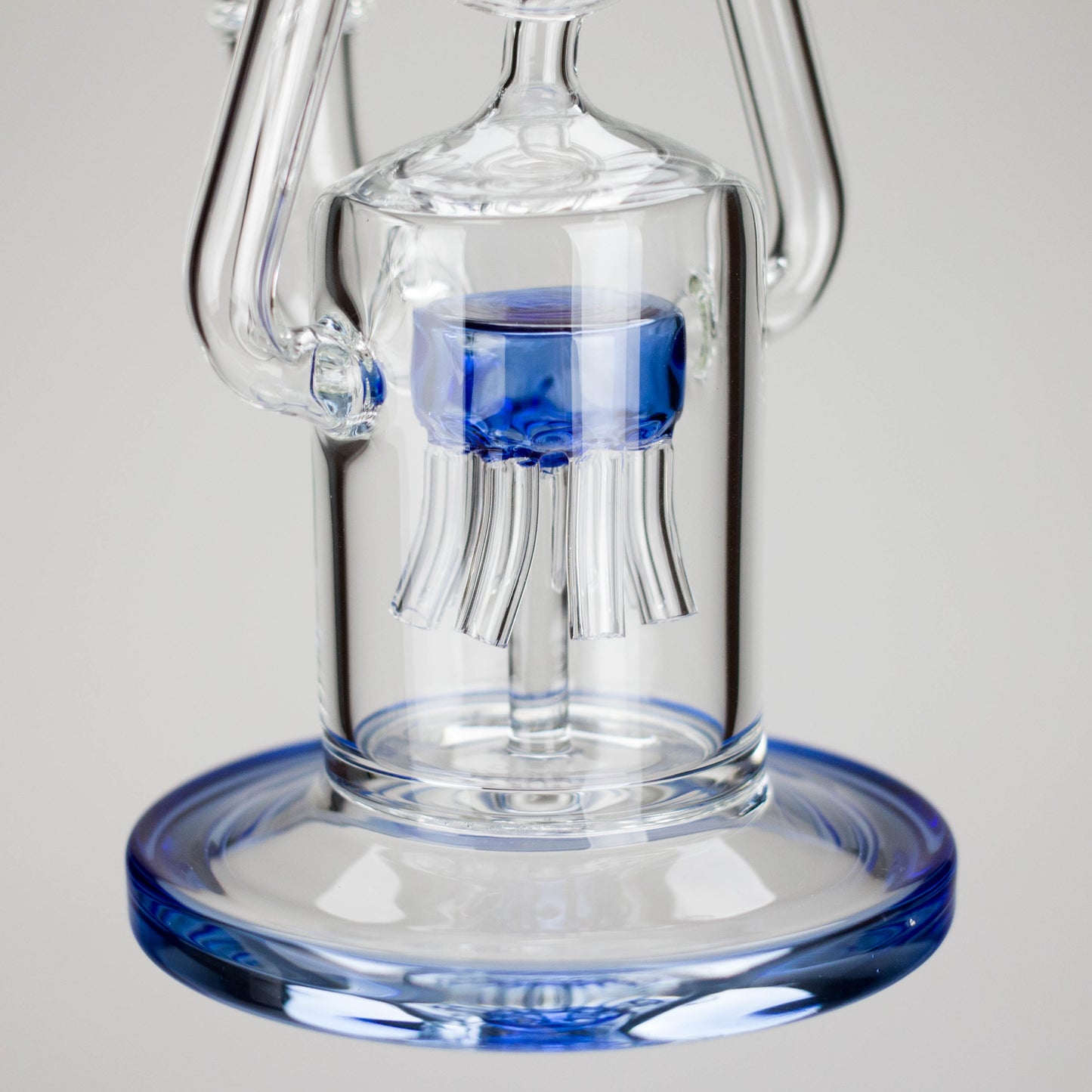 12″ Recycler Glass Bong – 5MM Thick Borosilicate with Coil Tube Design [C1575]