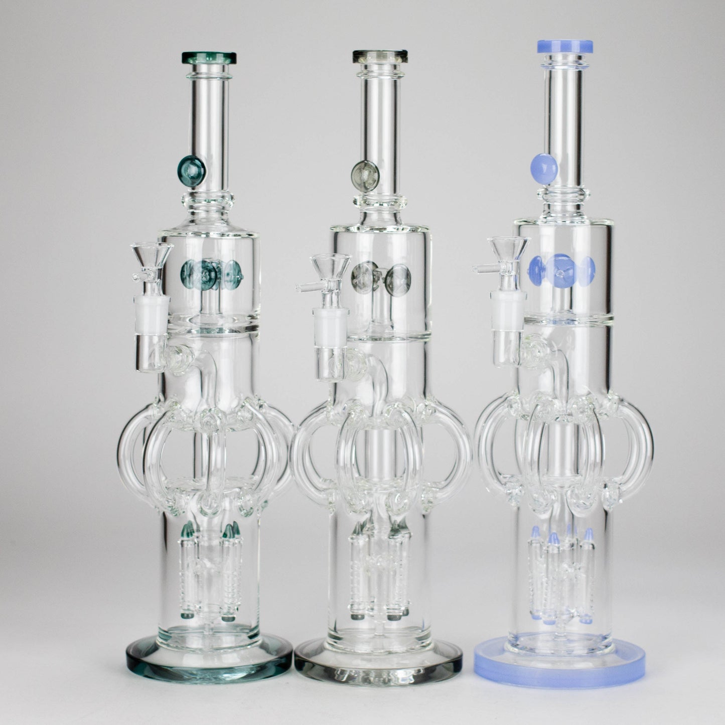 16″ Octopus Recycler Glass Bong – 5MM Thick (C1578)