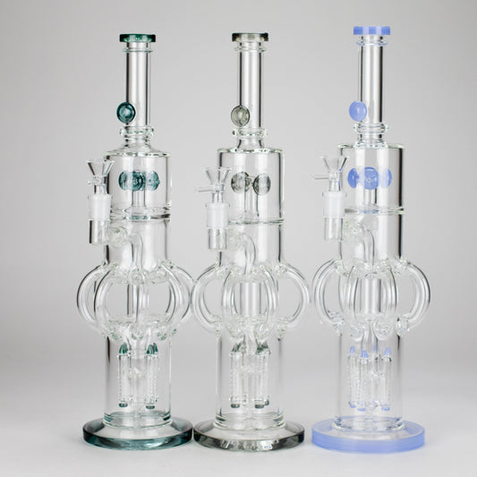 16″ Octopus Recycler Glass Bong – 5MM Thick (C1578)