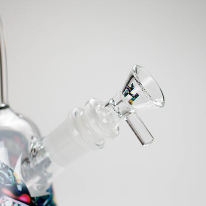 Haze | 8″ Kills Glass Bong – Teal (Mini-N)