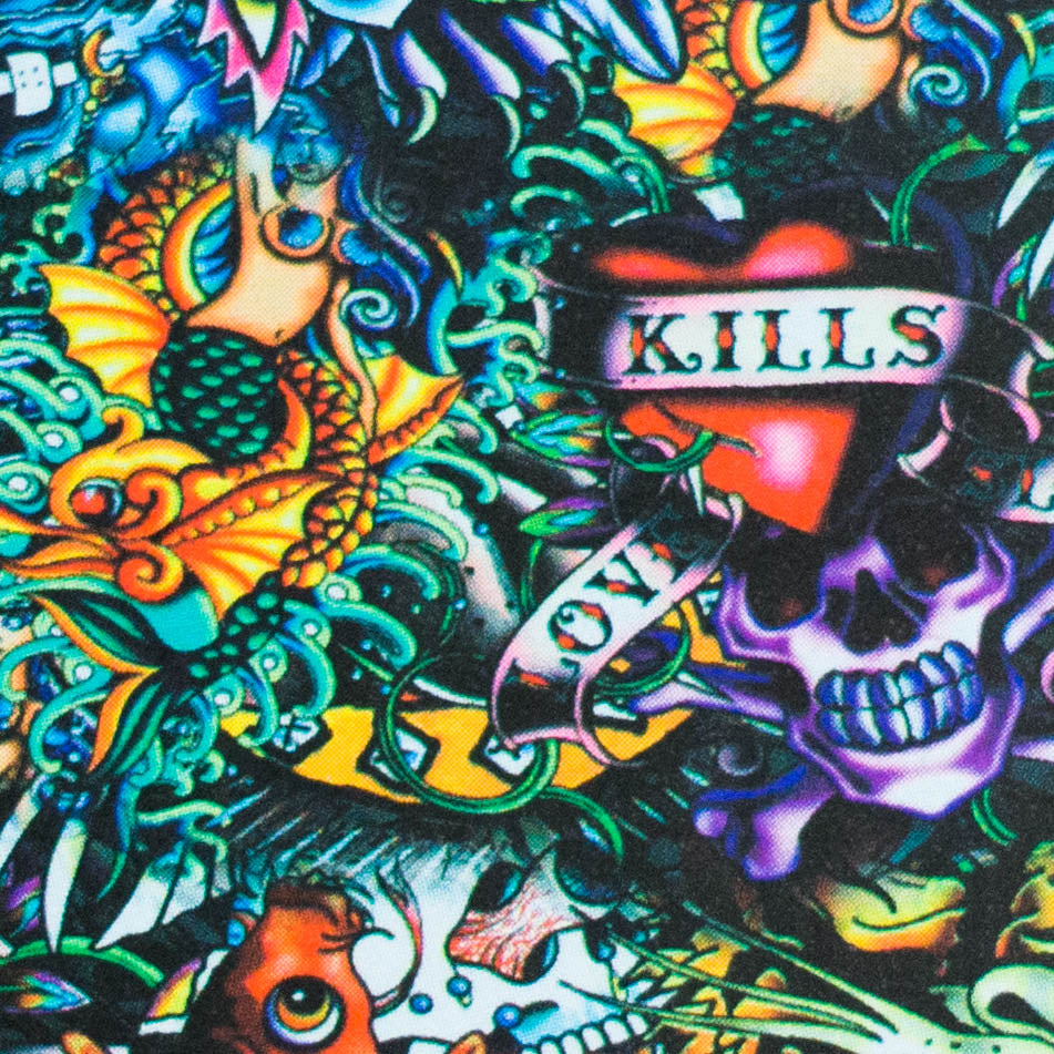 Haze | 8″ Kills Glass Bong – Teal (Mini-N)