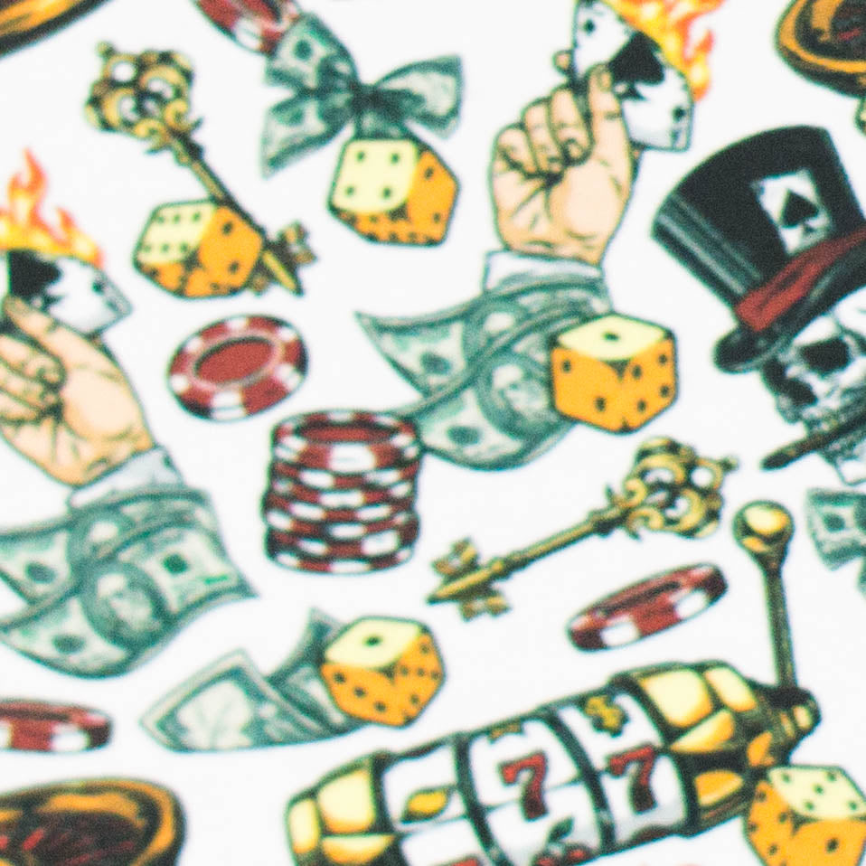 Haze | 8″ Gambling Glass Bubbler – Blue (Mini-I)