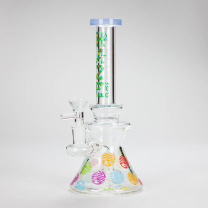 Haze | 8.5″ Colorful Chill Rig – Jade Blue (Mini-K)
