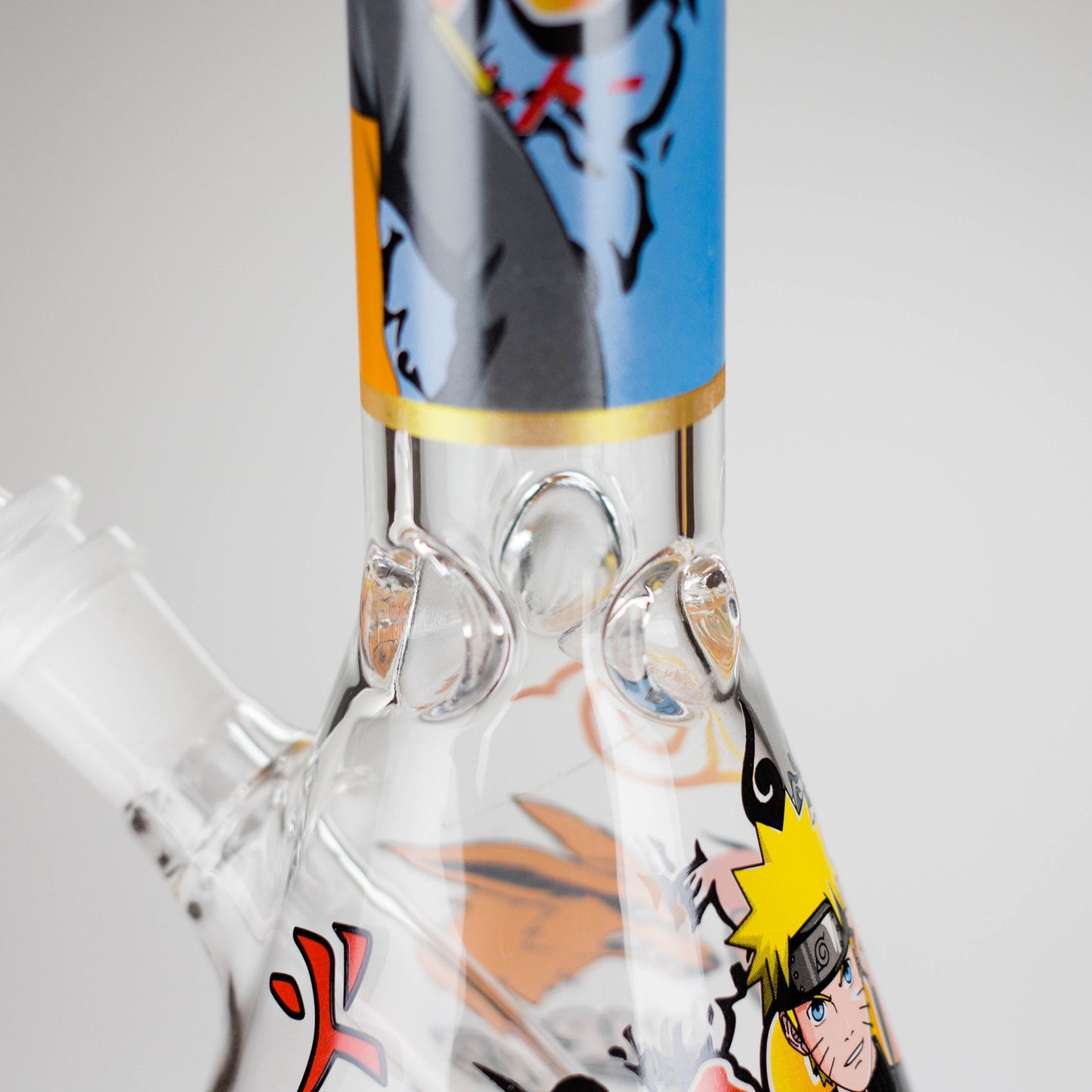 10" Comic Design Glass Beaker Bong – 14mm Bowl Joint