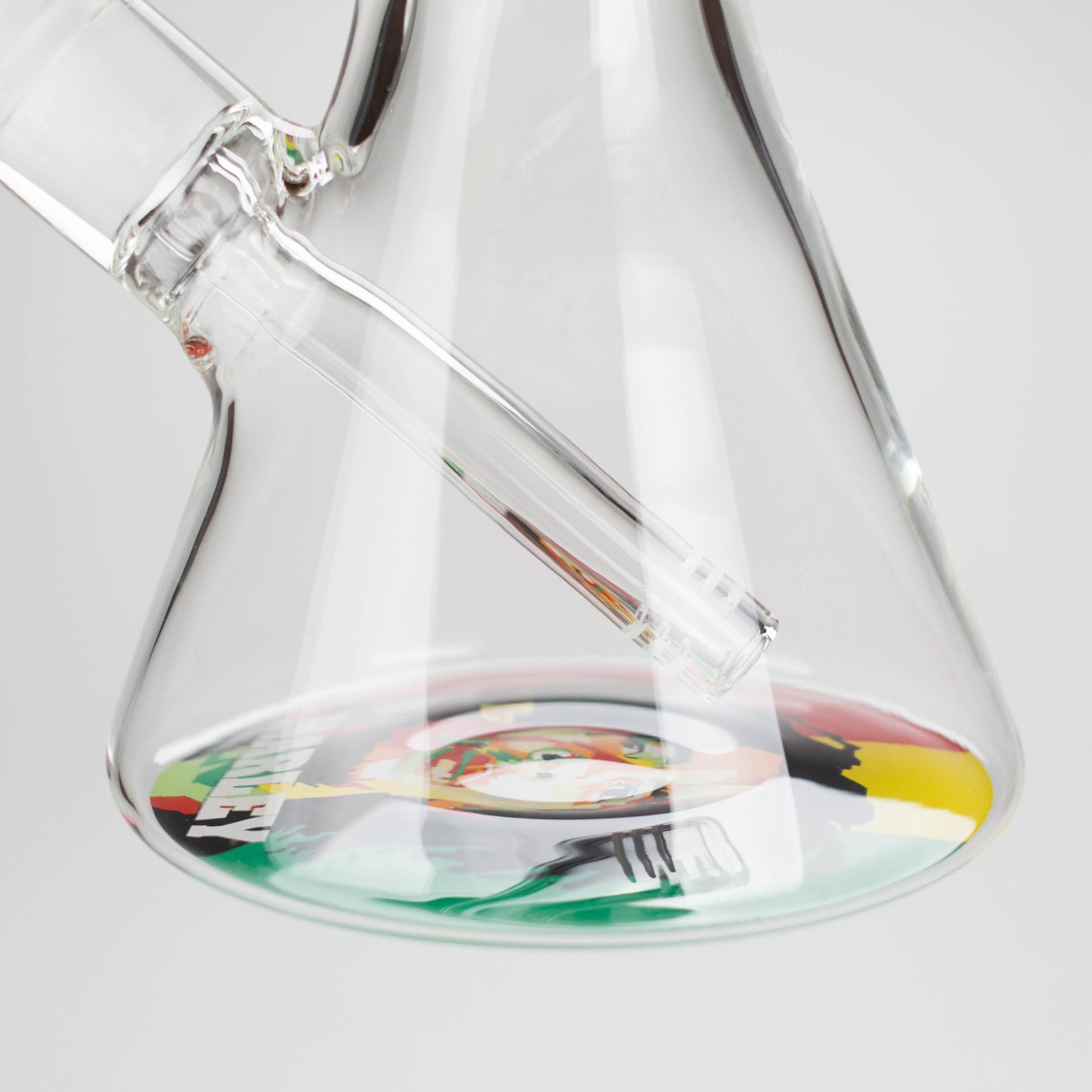 14" BM Design Glass Bong – 7mm Thick with Ice Catcher