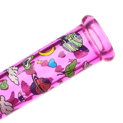 10" 5mm Milkyway Glass Beaker Bong - 4 Assorted Colours