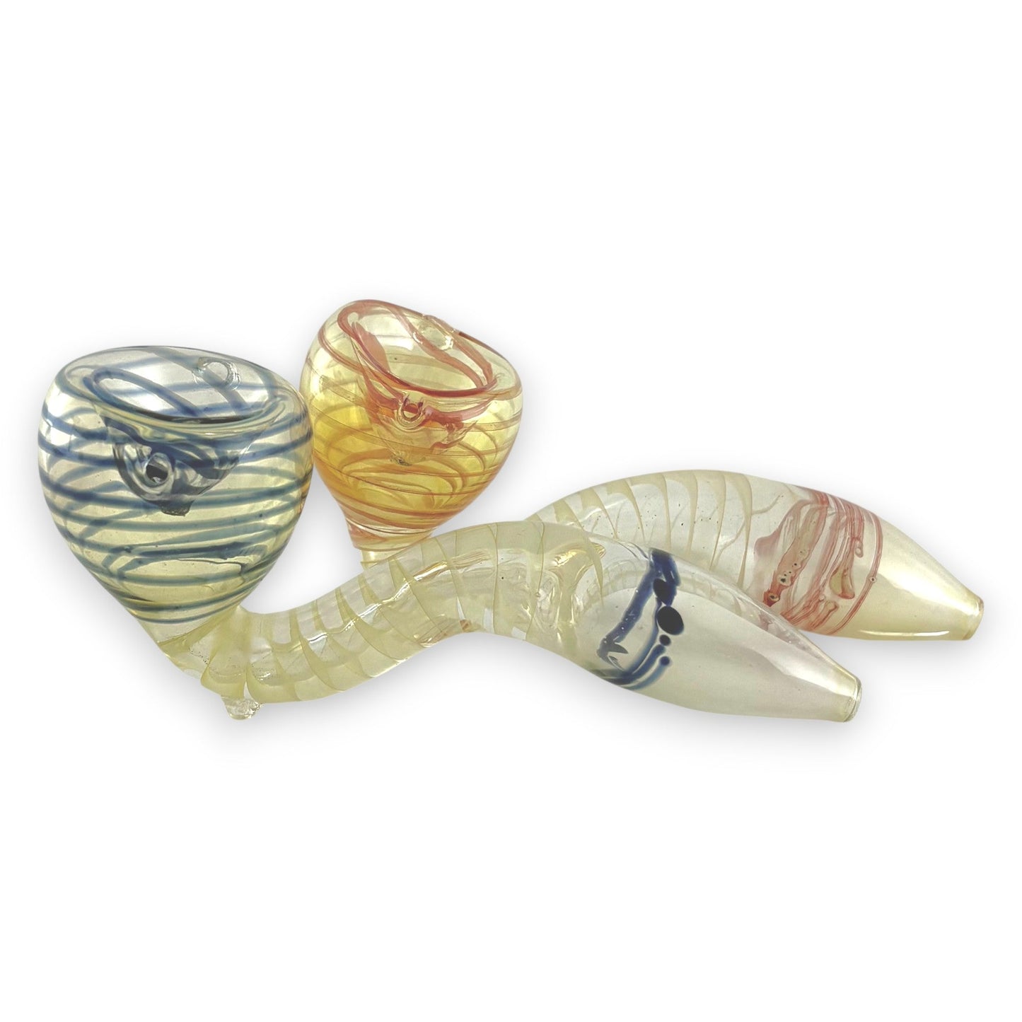 4" Spiral Sherlock Glass Pipe-2CT