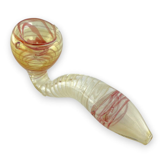 4" Spiral Sherlock Glass Pipe-2CT